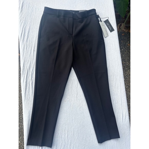 Rachel Zoe Pants - Rachel Zoe Black High Rise Slim Leg Trousers Dress Pants Size 10 NWT